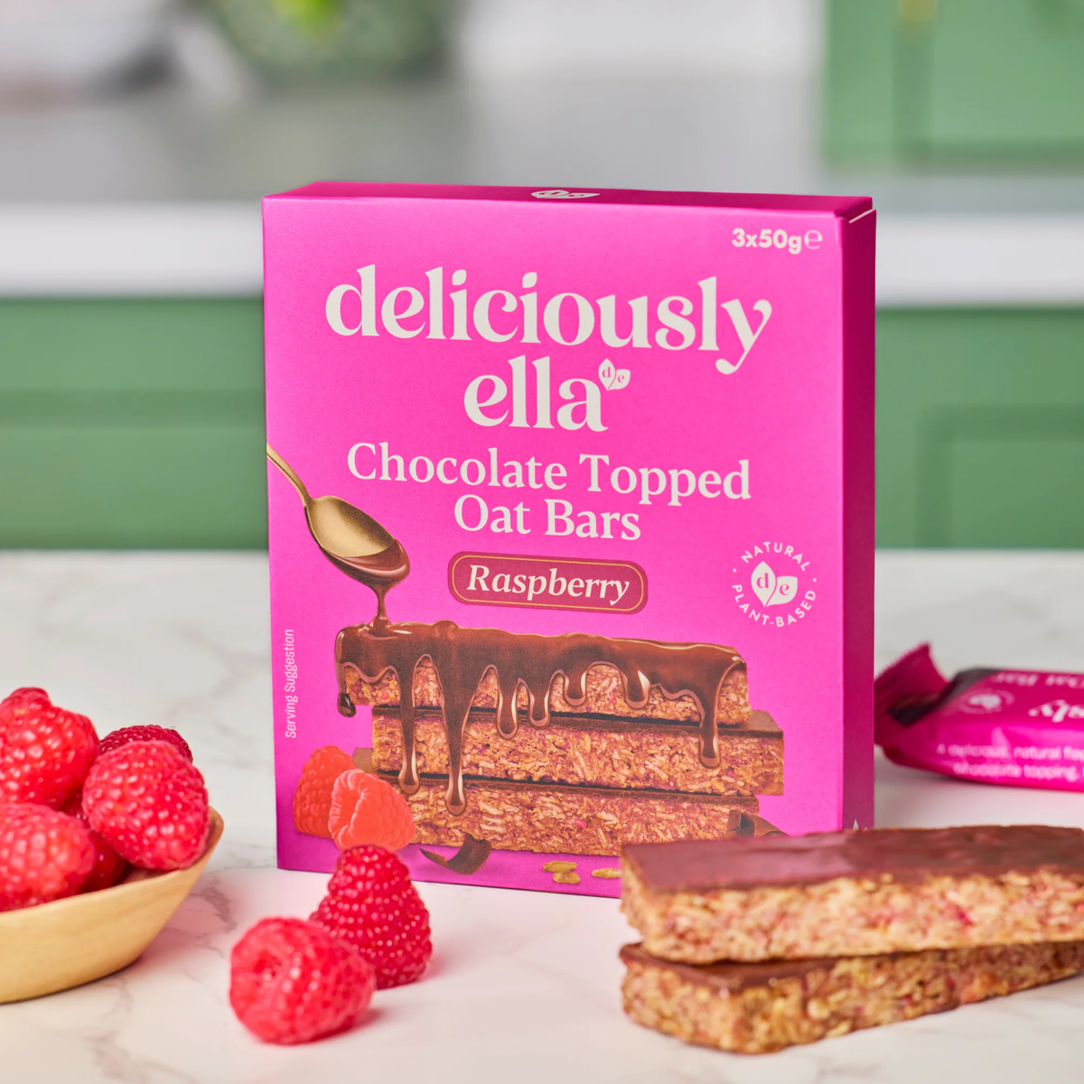 Raspberry Choc Topped Oat Bar Multipack