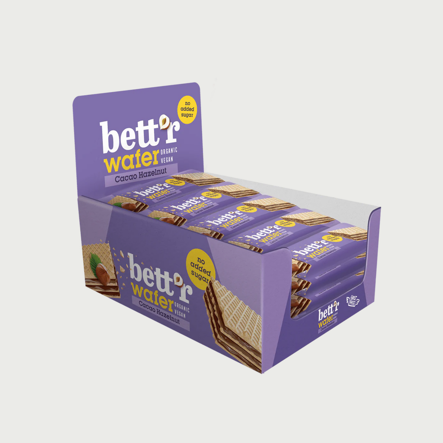 Hazelnut cacao wafer (no added sugar