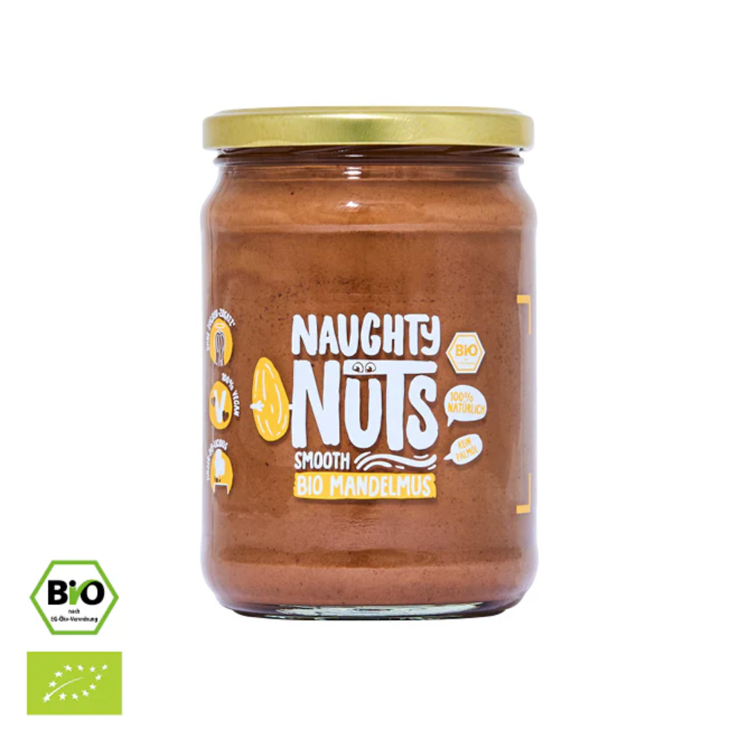 Almond butter smooth, 500g (Organic)
