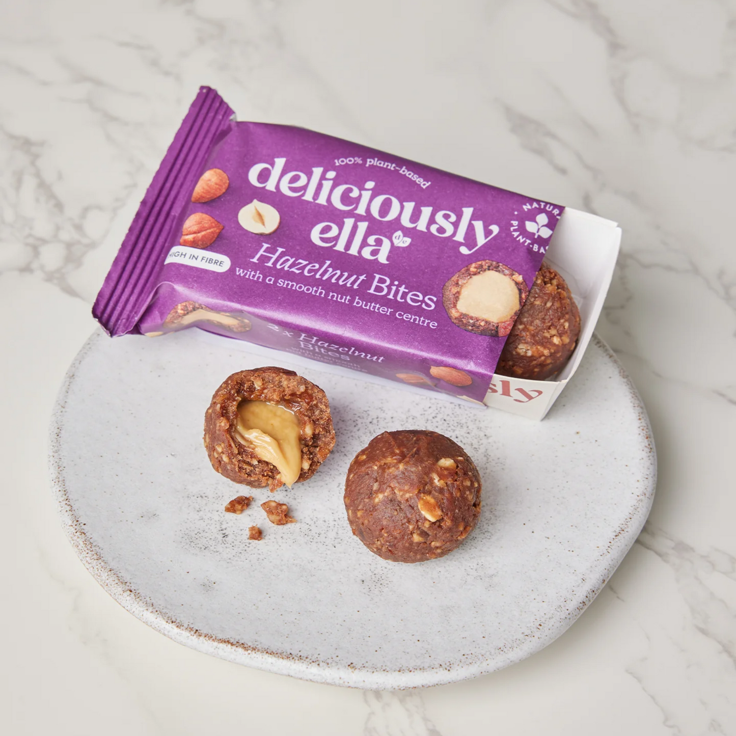 Hazelnut nut butter bites