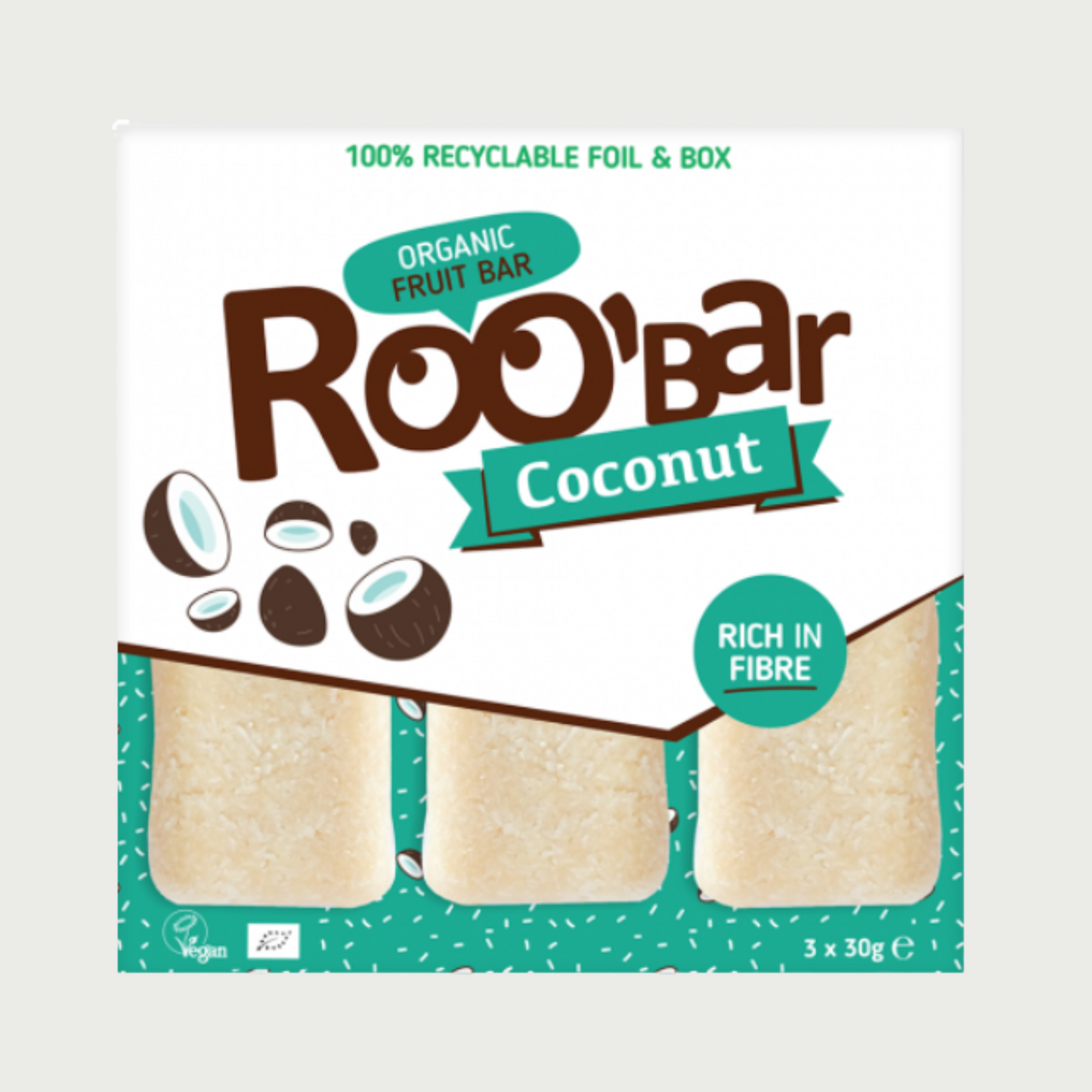 Coconut bar, 3x30g