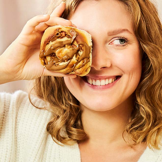 Almond butter cinnamon roll