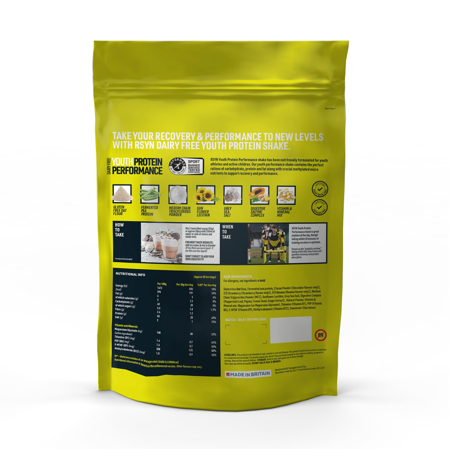 Youth Performance Protein | Chocolate brownie, 1kg