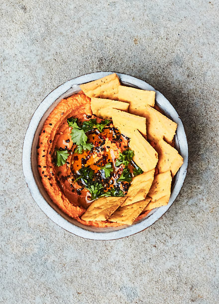 Chickpea & Paprika Crackers