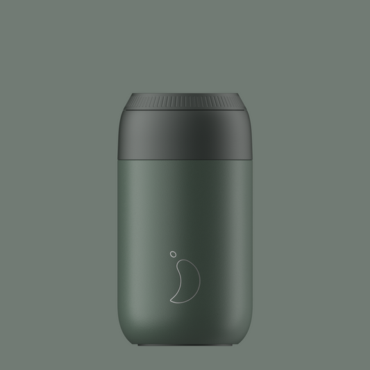 Pine Green Coffee Cup, 340ml