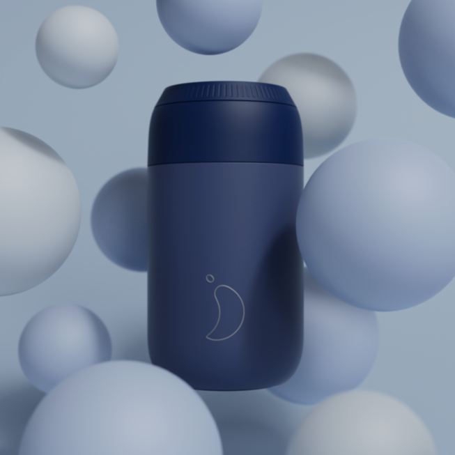 Whale Blue Coffee Cup, 340ml