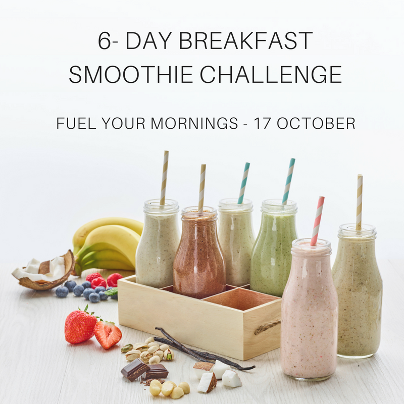 6-Day Breakfast Smoothie Challenge