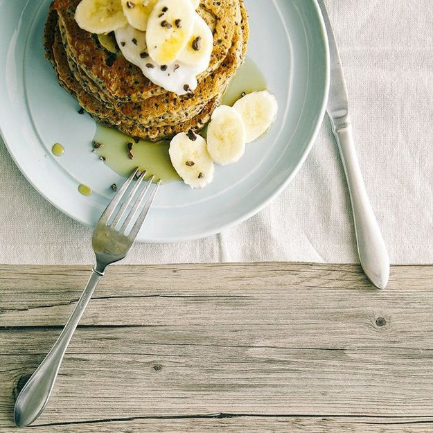 Hemp Quinoa Breakfast Pancakes