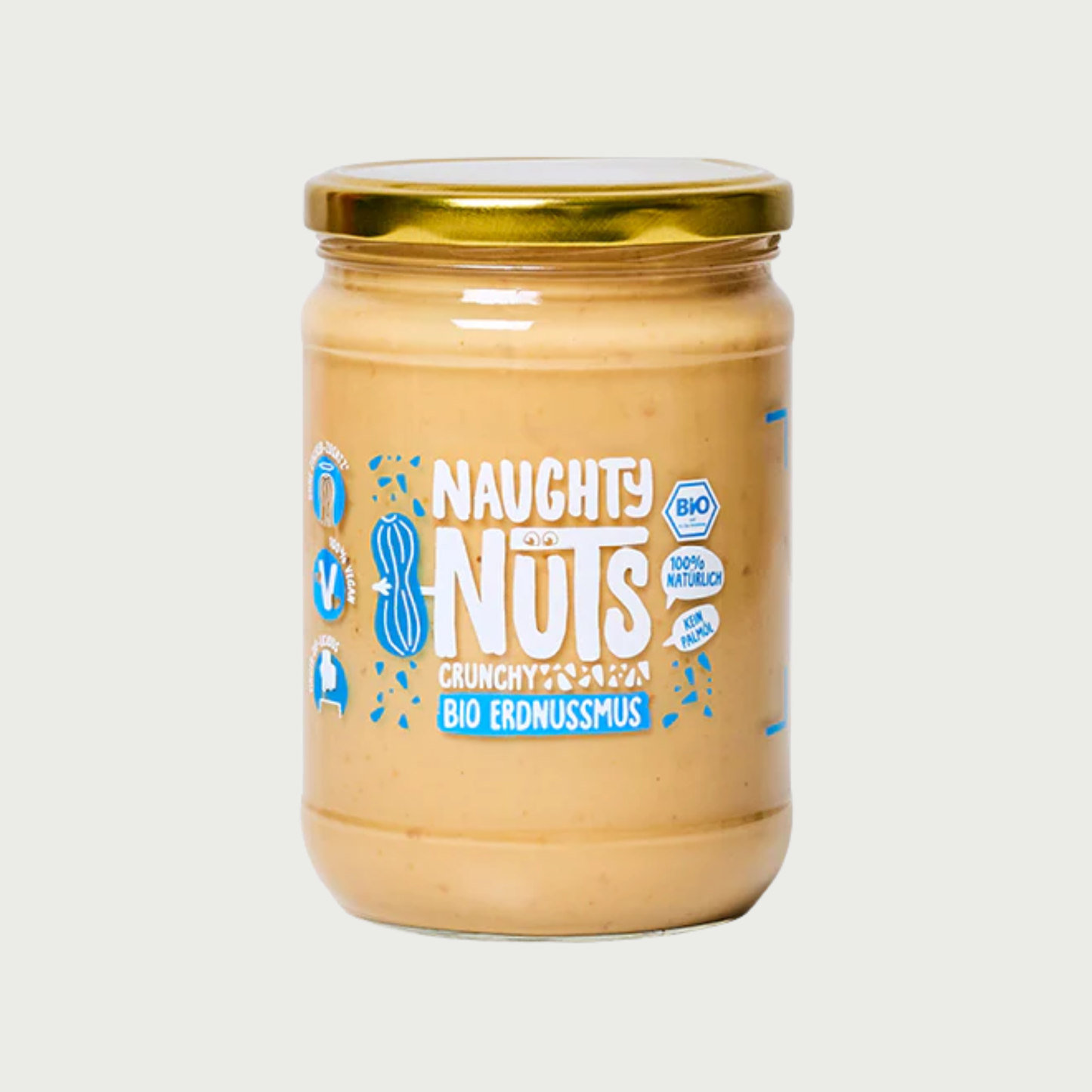 Peanut butter crunchy, 500g (Organic)
