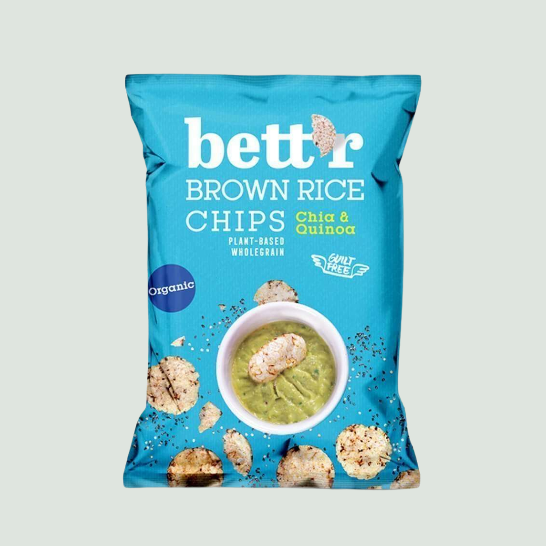 Brown Rice Chips, Chia & Quinoa 60g