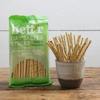 Oat Sticks, Basil & Oregano, 50g