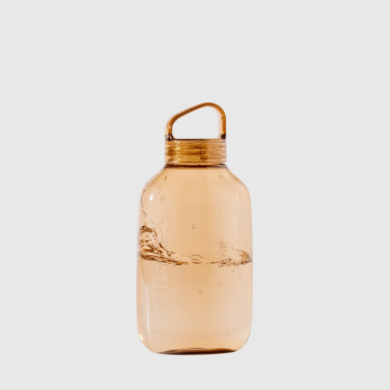 Flat bottle, Amber 500ml