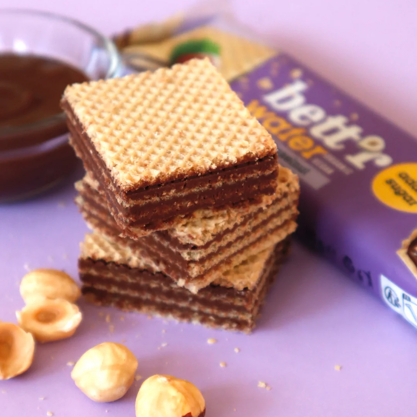 Hazelnut cacao wafer (no added sugar