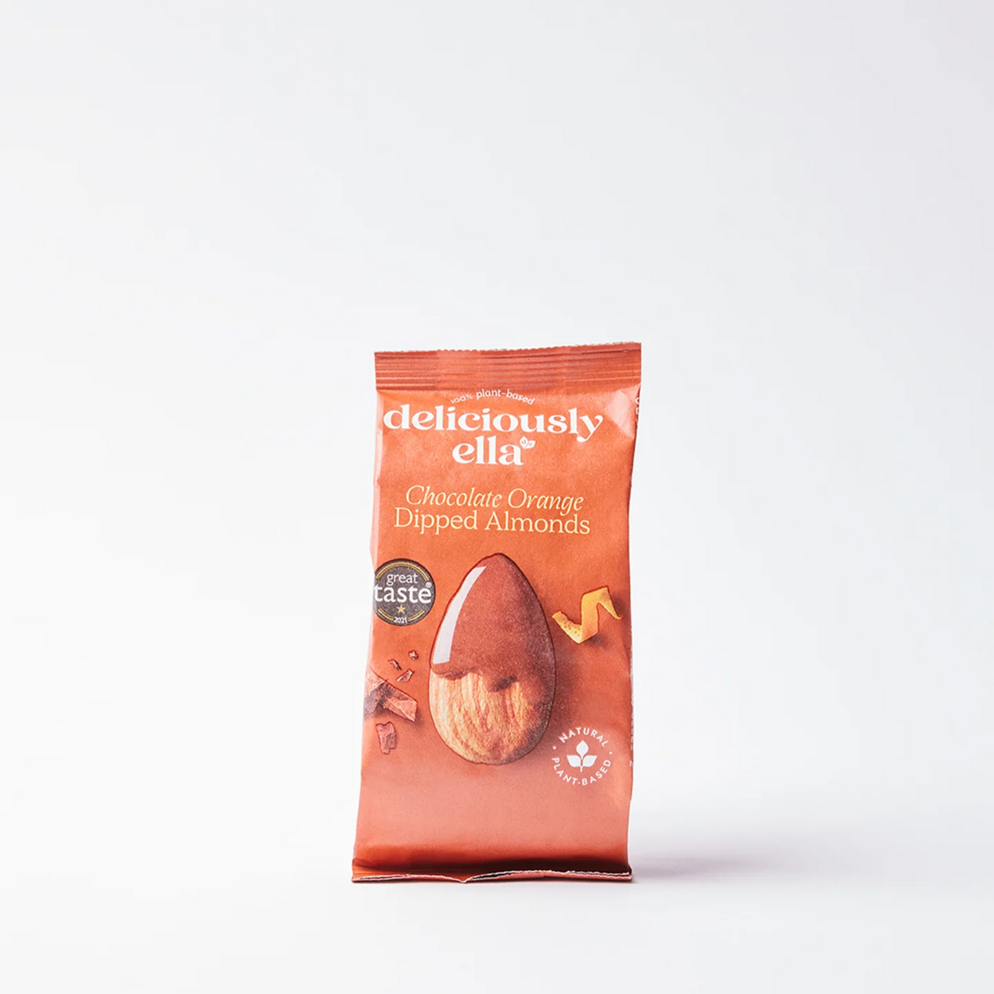 Choc Orange Dipped Almonds, 30g