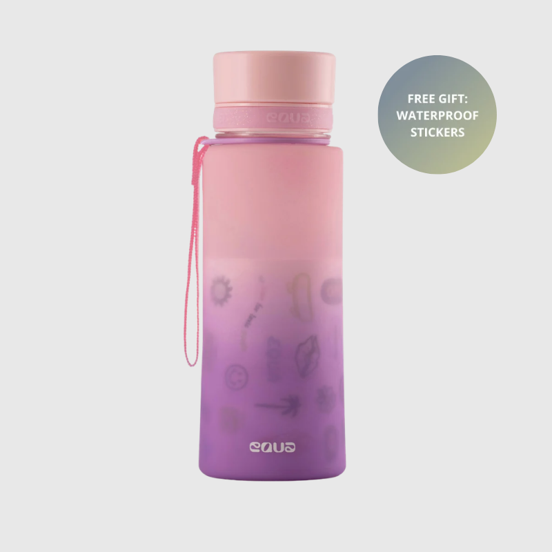 Kids bottle, Gradient Pink, 600ml