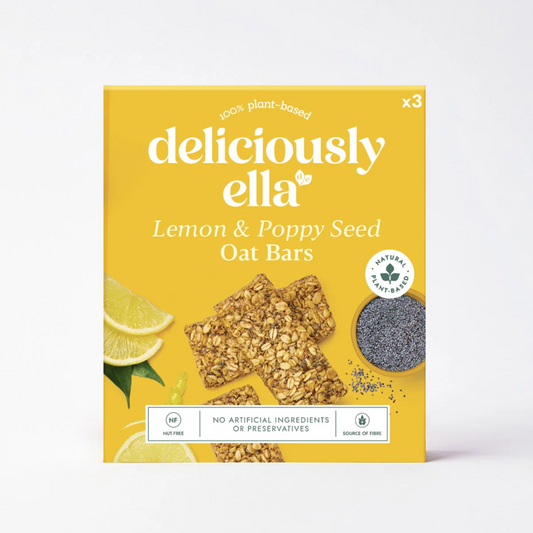 Lemon & poppy seed oat bar 3 pack