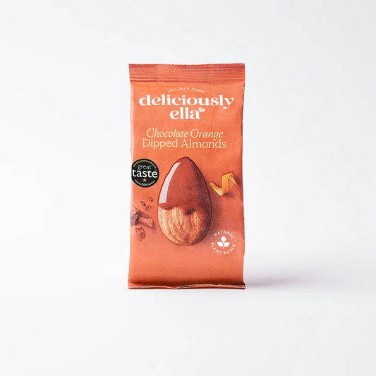 Choc Orange Dipped Almonds, 30g