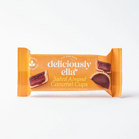 Salted almond caramel cup