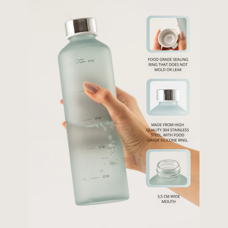 Water o'clock Glass Bottle