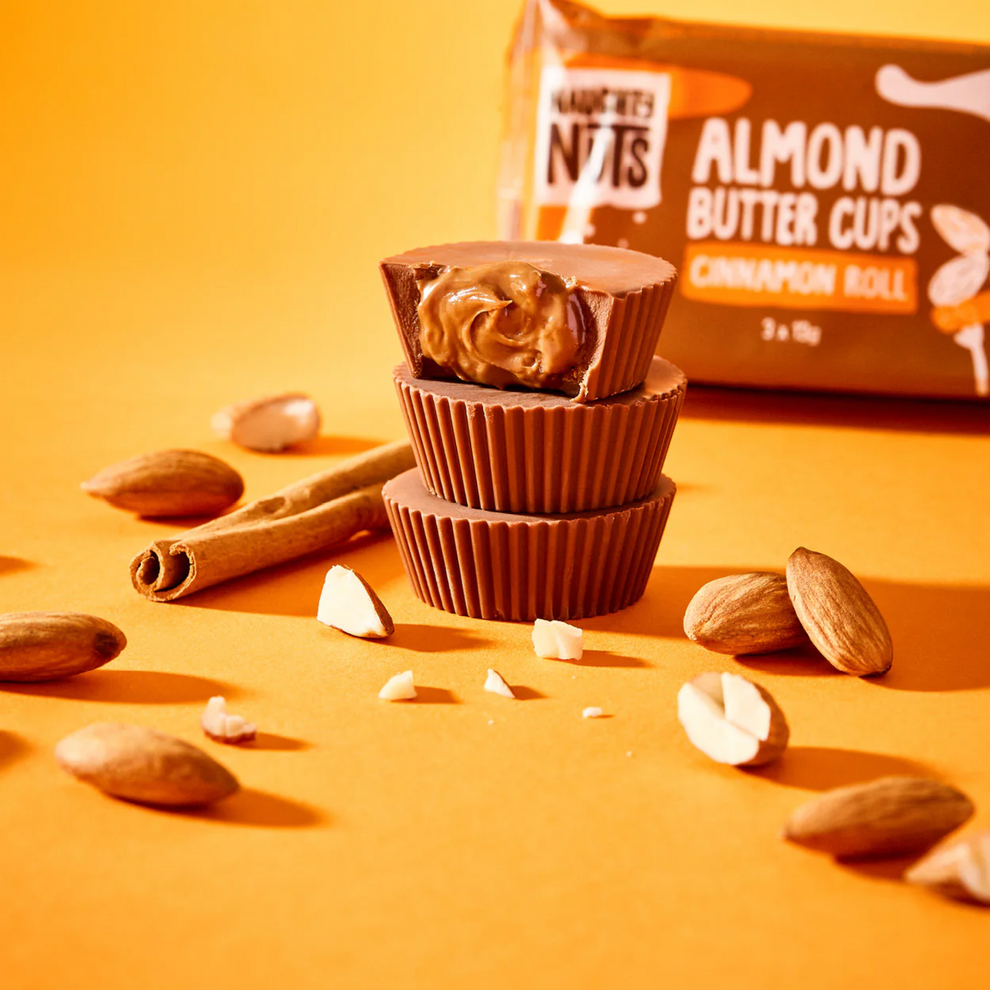 Almond butter cups, Cinnamon roll