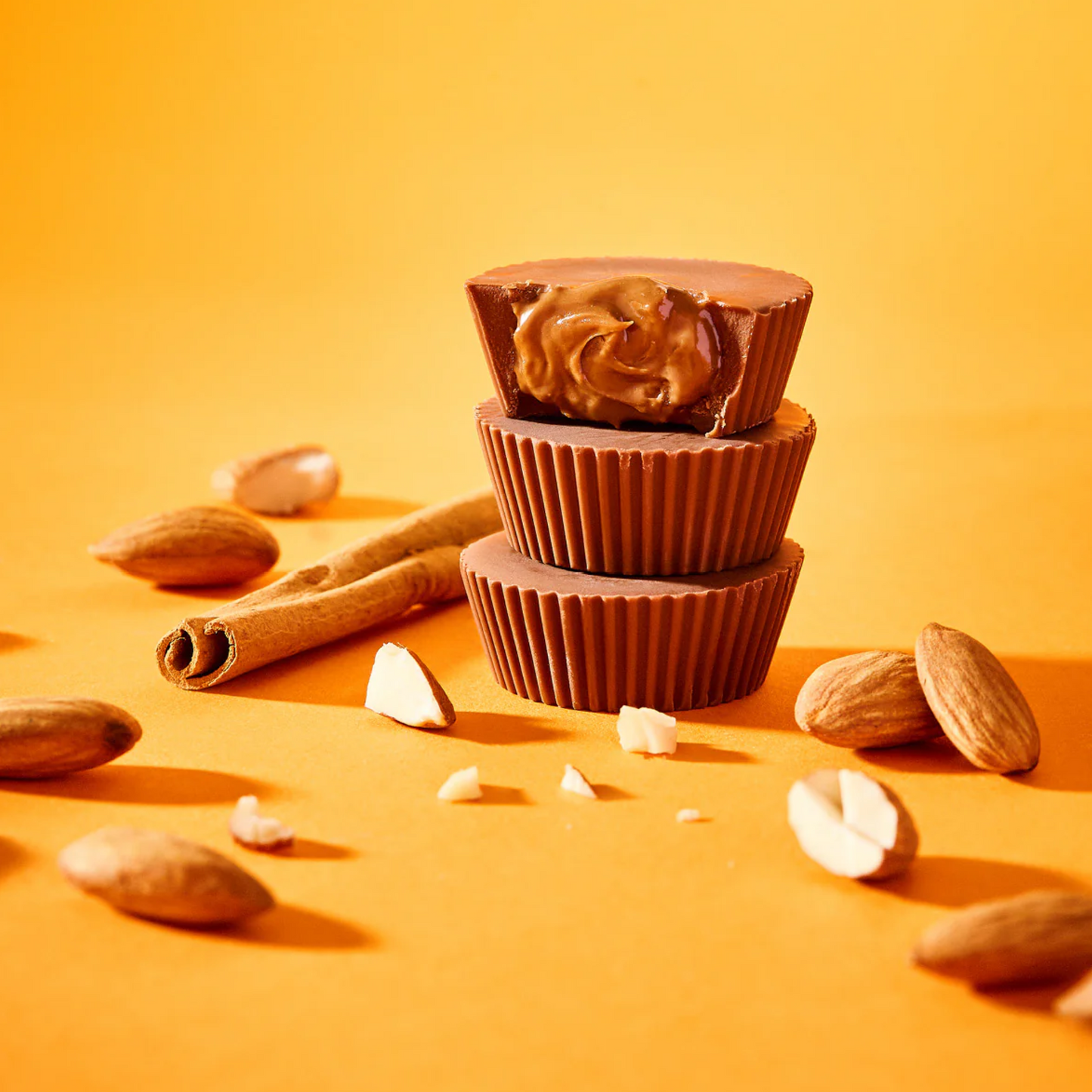 Almond butter cups, Cinnamon roll