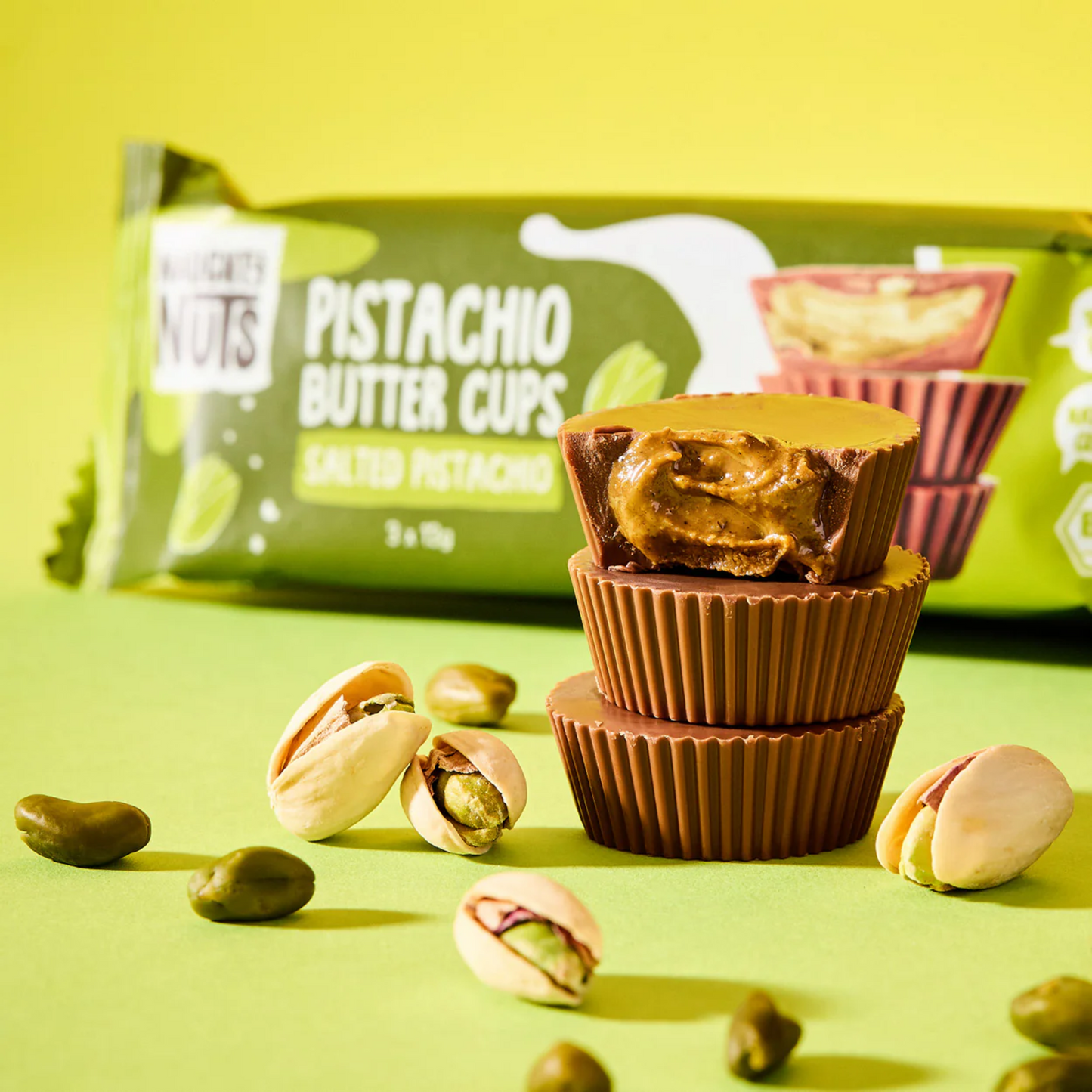 Pistachio butter cups