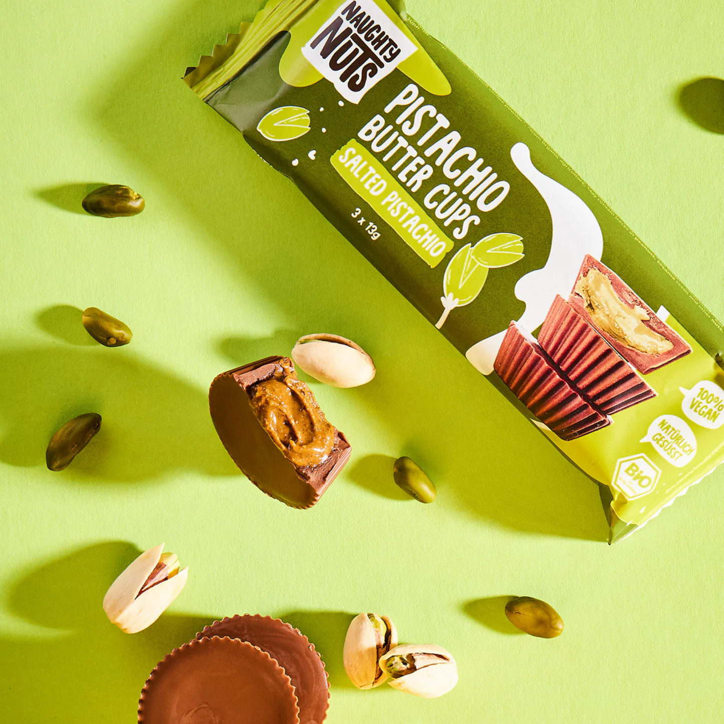 Pistachio butter cups