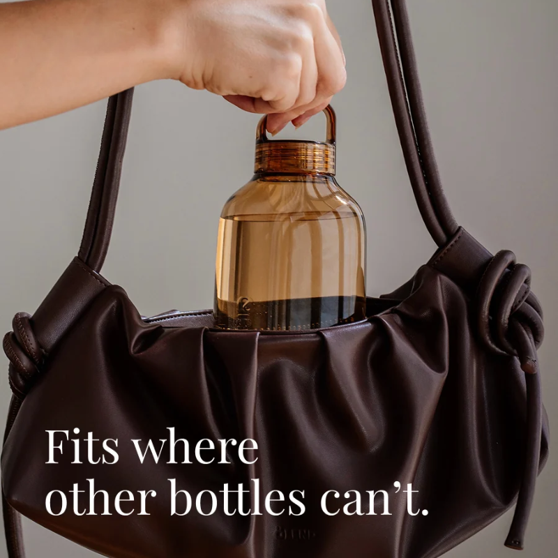 Flat bottle, Sage 500ml