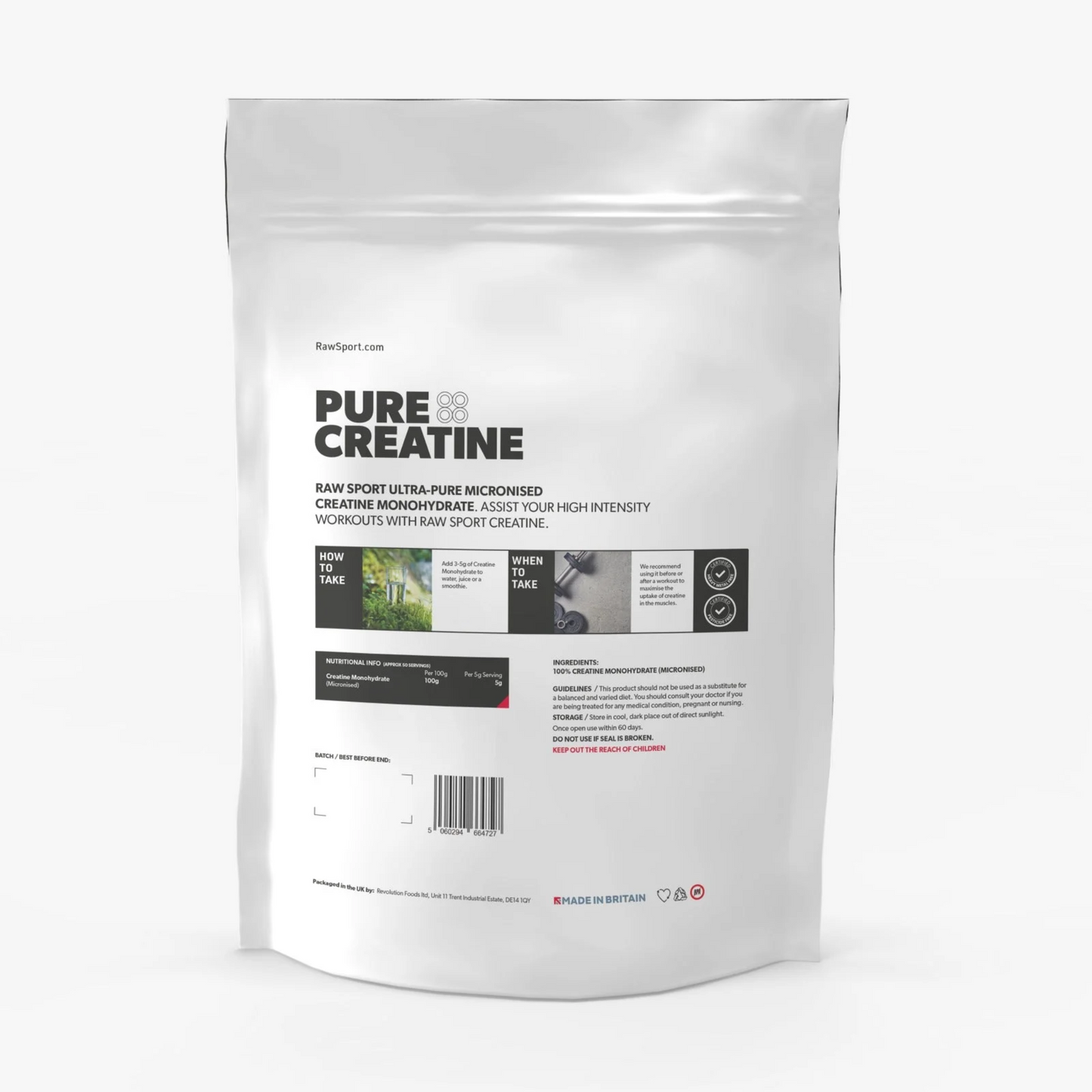 Pure creatine, 250g