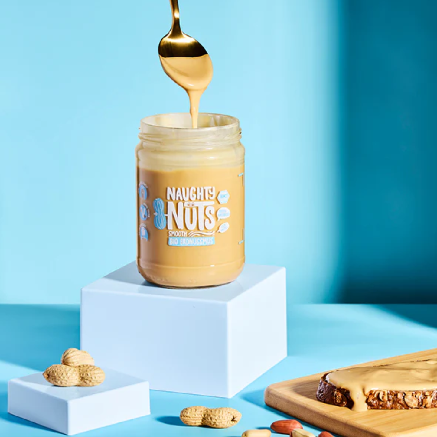Peanut butter smooth, 500g (Organic)