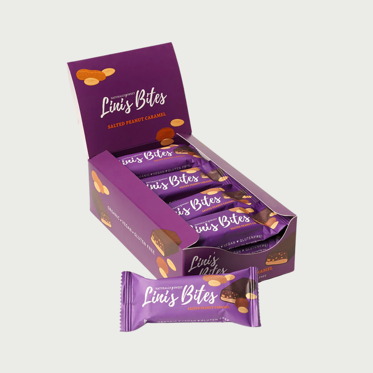 Salted Peanut Caramel Bar