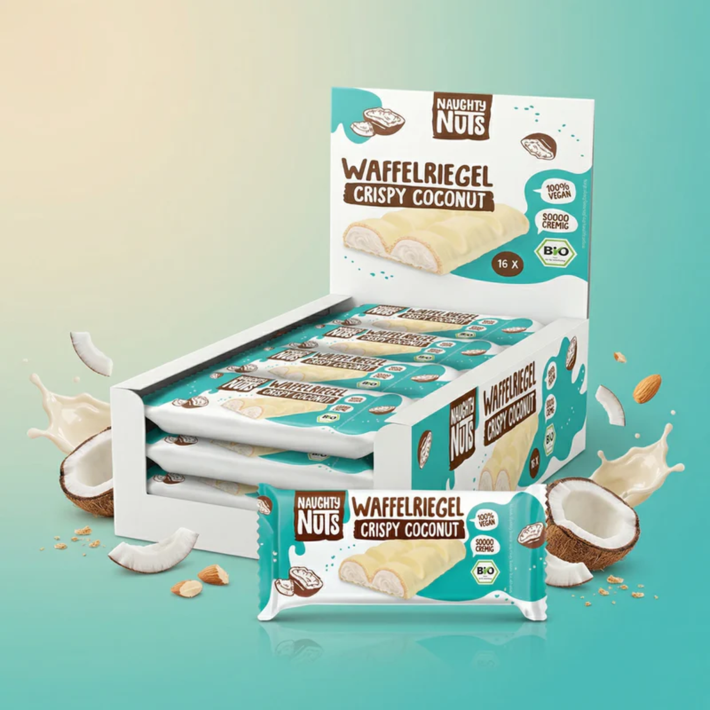 Waffle, Crispy Coconut Box of 16