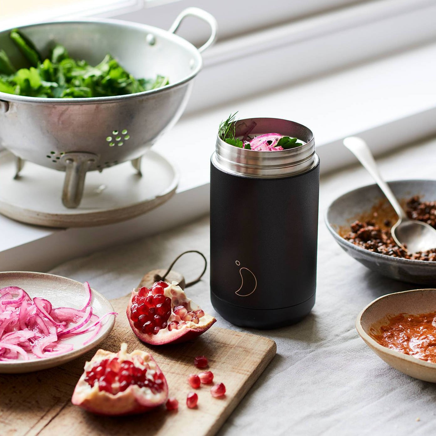 Food Pot Mono Black, 500ml