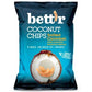 Coconut chips with salted caramel