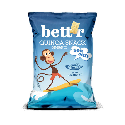 Quinoa Snacks, Sea Salt 50g