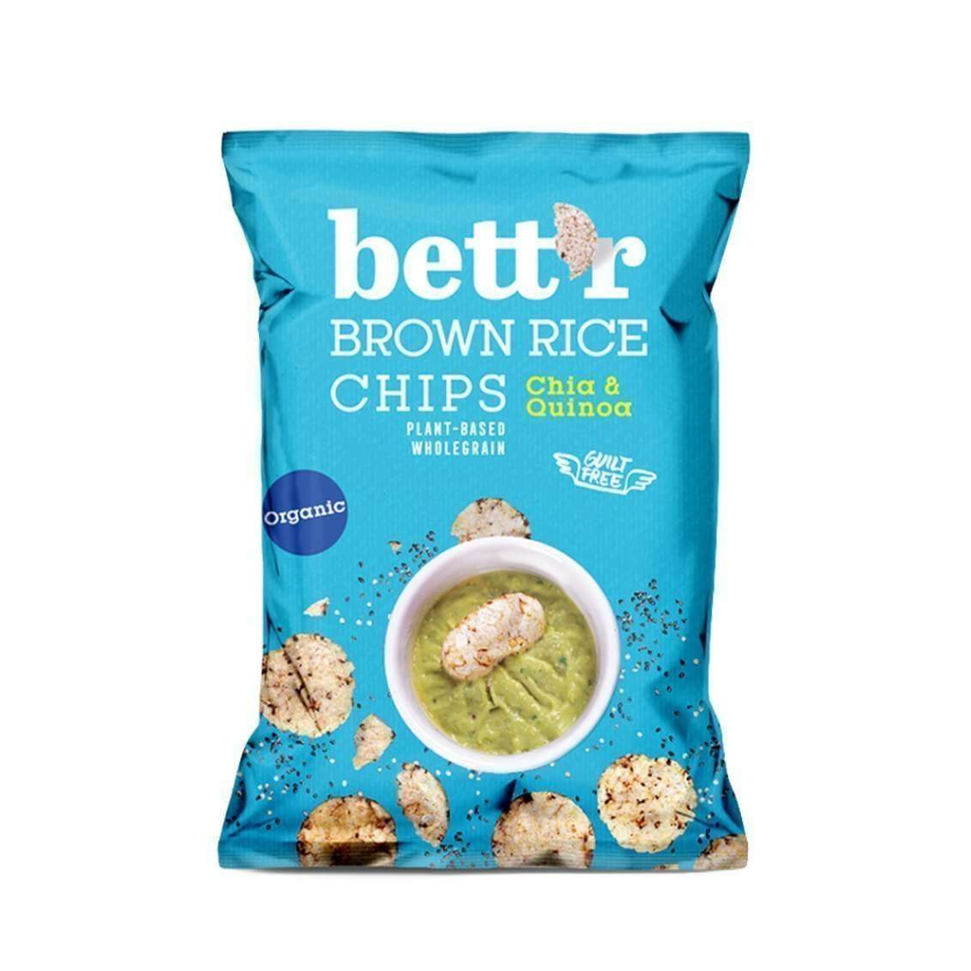 Brown Rice Chips, Chia & Quinoa 60g