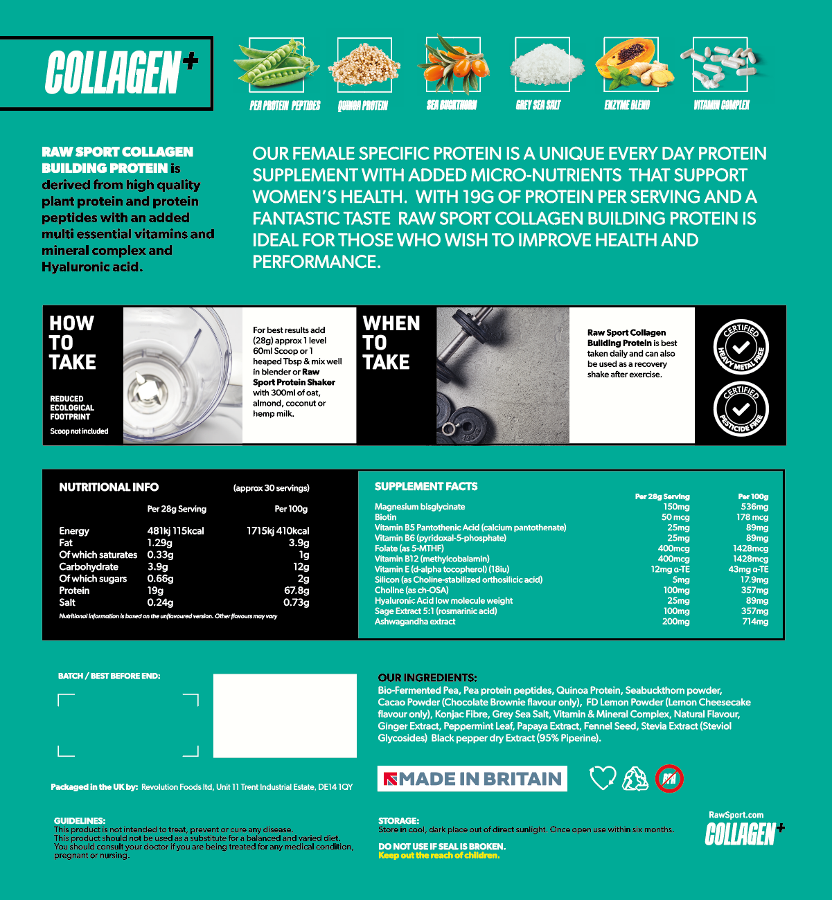 Collagen+ Protein | Vanilla 840g
